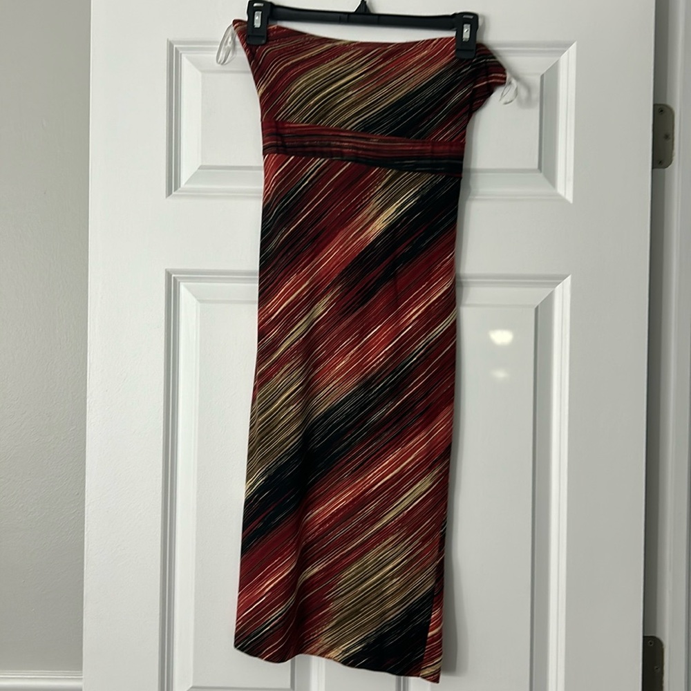 Forever 21 strapless tie back dress